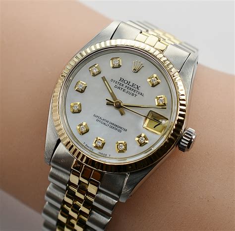 rolex datejust gold dial.